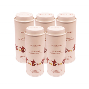 Tarro de hojalata redondo de fabricante, lata de grano de café saudí de grado alimenticio, bote de té <span class=keywords><strong>General</strong></span>, cubierta hermética, latas de Metal selladas - Product Image 1