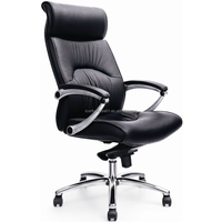 Chaise de réunion en cuir porte-à-faux, chaise de bureau de luxe, pour salle de réunion