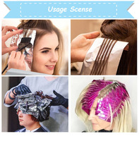 Papier aluminium pour cheveux personnalisé en direct d'usine pour salon de coiffure avec prix de gros