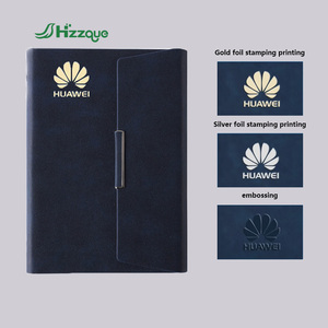 Planificador de <span class=keywords><strong>Agenda</strong></span> de cuero A5 personalizado con encuadernación en espiral Juego de reuniones de negocios calientes Estilo impreso de regalo para Bloc de notas - Product Image 2
