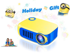 Mini Proyector A2000 para iPhone, Proyector Portátil con Trípode, Proyector de Películas para Regalos de <span class=keywords><strong>Navidad</strong></span>, Regalos para Niños - Product Image 1