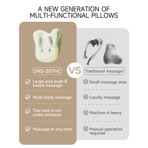 Darius có thể sạc lại trở lại và cổ massage Đệm với chức năng sưởi ấm và đa mục đích massage toàn thân - Product Image 6