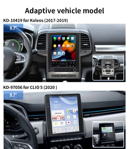 9.7 "Tesla schermo verticale CarPlay unità di auto autoradio Android per <span class=keywords><strong>Renault</strong></span> serie <span class=keywords><strong>CLIO</strong></span> 5 <span class=keywords><strong>2020</strong></span> Koleos 2017-2019 - Product Image 3