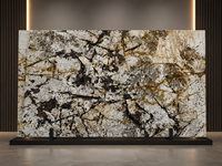Dalle de granit brun Delicatus polie pour plan de travail de cuisine, carrelage de sol, marche d'escalier, seuil de porte, revêtement mural, panneau de rebord de fenêtre