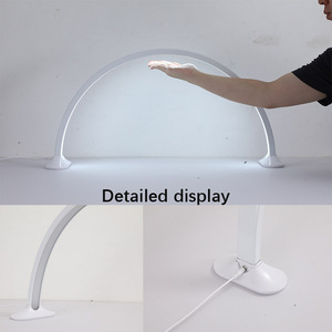 48W新しい超高輝度6000k無段階調光輝度LEDデスクランプ自動センサーハーフムーンライト - Product Image 4