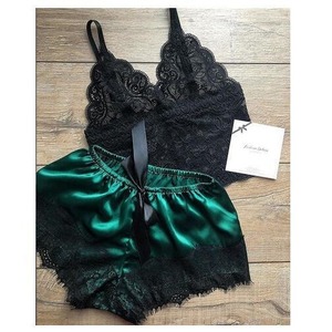 Set di Pigiama in Raso di Alta Qualità, Morbido e Confortevole, Design alla Moda, Lingerie e Abbigliamento da Notte per Donne e Ragazze - Product Image 3