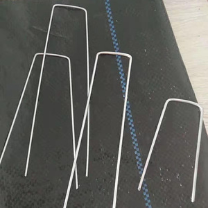 4 6 8 inch thép carbon thép mạ kẽm hình chữ U Weed Mat Nail cắm trại Lều chốt cảnh quan vải sửa chữa mặt hàng chủ lực - Product Image 3