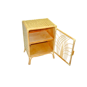 Les tiroirs de rangement R015 sont fabriqués en contreplaqué de rotin écologique, alliant le charme bohème vintage et l'élégance tropicale pour un usage polyvalent. - Product Image 5