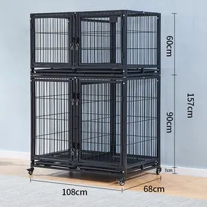 Kingtale Dog Kennels Sử Dụng Trong Nhà Cho Chó, Nhiệm Vụ Nặng Nề Siêu Mạnh Mẽ Dog Kennels Với Lưu Trữ Và Chew