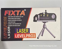 Niveau laser industriel RXT de qualité DIY, 4-en-1, avec ruban à mesurer, marqueur de ligne, projecteur de ligne infrarouge magnétique haute précision, modèle LV03
