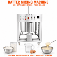 Machine de mélange automatique de pâte pour ligne de revêtement, avec pompe d'alimentation à réservoir enveloppé, programmée, en acier inoxydable