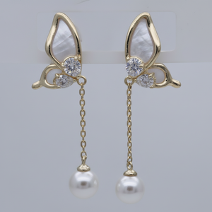 Alla moda sei pezzi di alta gioielleria placcata oro con perla per acquirenti attenti alla moda per occasioni regalo - Product Image 1