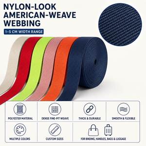 Correa de Nylon con Aspecto de Espiga Tejida a Medida, Duradera, para Mochila, Bolso de Hombro, Correa para Mascotas, Accesorios para Cinturón de Cámara - Product Image 2