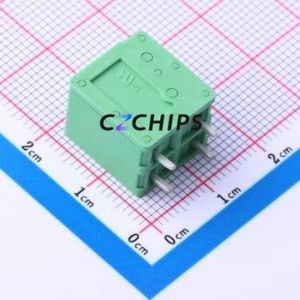 JL271V-50002G01 Spring Terminal Block Through hole Component (THT),P=5mm Connector 1x2P 5mm Through Hole 2P - Product Image 2