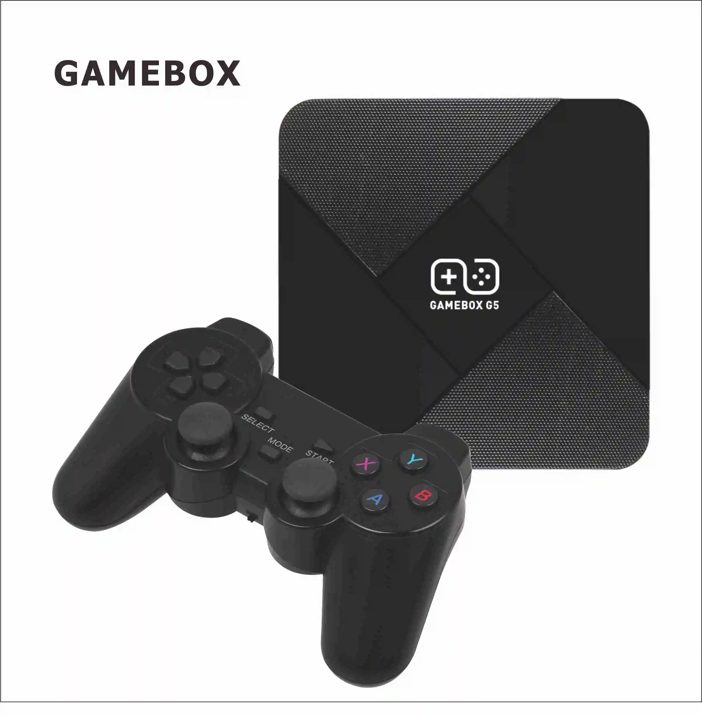 NUBSUP NX-G5 스마트 TV 박스 안드로이드 게임 박스 4K HD 게임 스티커 유선 컨트롤러 128G 20000 + 게임