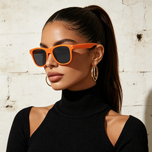 Lunettes de soleil promotionnelles à prix réduit avec logo personnalisé, montures multicolores, verres en PC, style classique, idéales pour mariages et cadeaux d'entreprise - Product Image 2