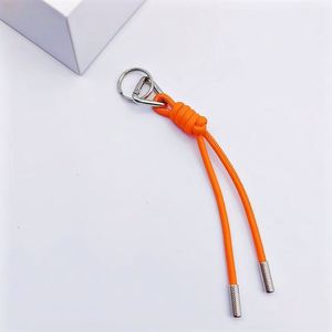 Custom Zinc Alloy Coin Holder Keychain Oval Luxury Pendant Detachable Wrist Strap Bulk OEM Lightweight <b>Car</b> <b>Key</b> <b>Ring</b> Silk - Product Image 5