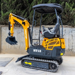 Nouvelle mini-excavatrice sur chenilles Hightop pour l'agriculture, moteur diesel, 1,8 tonne, prix abordable - Product Image 6