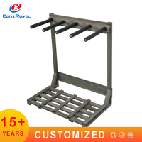 Centroyal CR-WF-886 Présentoir en bois/MDF pour planches de surf/skateboard/paddleboard, taille personnalisable, support de sol moderne, usage commercial