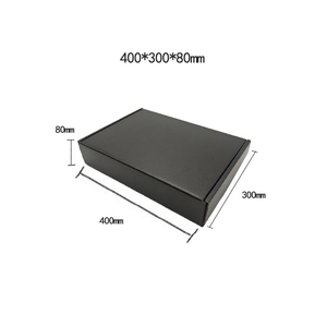 Biểu tượng tùy chỉnh màu đen nhỏ gấp các tông sóng Kraft Giấy hộp bưu phẩm sang trọng các tông cứng nhắc đồ trang sức hộp giấy - Product Image 3