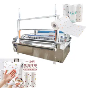Automatic Disposable Multipurpose Non Woven Kitchen Cleaning Wiping Rag House Cleaning Cloth Washcloth Towel Roll Making Machine