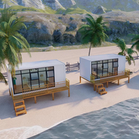 Mini maisons de conteneur de structure en acier de protection de l'environnement Offres Spéciales construisez rapidement des maisons de conteneur