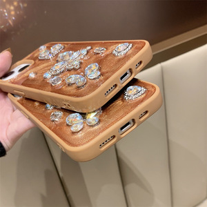 Custodia per telefono 2025 di lusso con farfalle 3D e strass, in <span class=keywords><strong>silicone</strong></span> con glitter, per <span class=keywords><strong>iPhone</strong></span> <span class=keywords><strong>11</strong></span> 12 13 14 15 16 Pro Max - Product Image 5