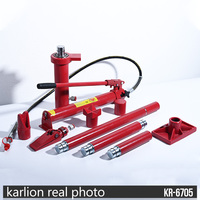 Kit de réparation de cric hydraulique portable en acier KARLION 20T avec haute pression pour camions et fourgonnettes