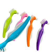 Brosses de nettoyage pour prothèses dentaires à double face inclinées de qualité supérieure pour l'hygiène bucco-dentaire