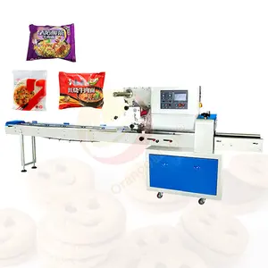 ORME Automatic Pie Toast Puff Pastry Food Lavash Slice Bread Pack Pillow Wrapping Machine for Pasta