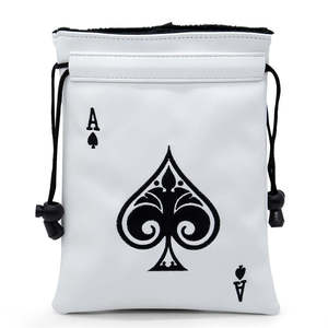 Pochette de golf en nylon polyester haute densité avec doublure en cuir PU, sac à accessoires en peluche douce et durable pour les grossistes en articles de sport - Product Image 1