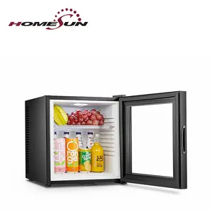 Transparente sem ruído frigorífico com vidro eletrodomésticos frigorífico Refrigeração Showcase