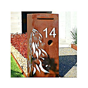 Boîte aux lettres décorative d'extérieur avec LED - Parfaite pour l'allée et l'attrait du trottoir - Product Image 5