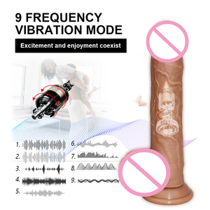 Juguete Sexual de <span class=keywords><strong>Silicona</strong></span> Suave con Vibración y Calefacción, Control Remoto, Telescópico, 100% Impermeable, Ecológico y Portátil para Mujeres - Product Image 5