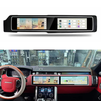 Système multimédia à double écran tactile 12,3 pouces avec système d'exploitation Android, caméra de recul, aide au stationnement, TV, USB pour Land Rover Range Rover 2013-2016