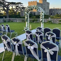 Chaise de banquet d'hôtel certifiée SGS TUV, empilable, avec structure métallique entièrement soudée et revêtement en tissu, capacité 250 kg, vente en gros directe usine Chine