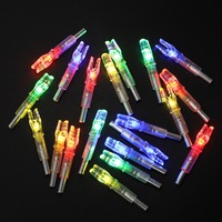 Nocks de chasse lumineux 6,2 mm pour arc classique, piles remplaçables, nocks LED pour tir à l'arc