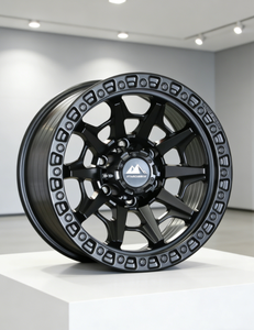 Nuevas llantas de aleación de aluminio fundido de 18X9.0 con radios múltiples, ajuste universal, color negro mate, 3 años de garantía, en stock. - Product Image 2