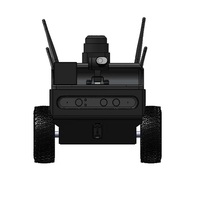 Robot de Inspección Portátil con Ruedas, Tracción en las Cuatro Ruedas, Ligero, Motor con Velocidad de 0.5m/s, Capacidad de Cruzar Obstáculos de 4cm, Ángulo de Escalada de 0~20°