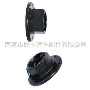 Clip de plástico para guardabarros de coche de marca propia, tornillo de fijación para Hyundai IX35 IX25 Sorento Kia K2 K5 - Product Image 1