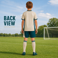 Ensemble de maillot et short de football personnalisés pour jeunes, col rond, uniforme de sublimation pour l'entraînement de football junior et les compétitions de club