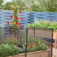 Tree Guard Filet renforcé en plastique noir Protection des plantes de jardin Barrière Clôture contre les lapins Filet à mâcher