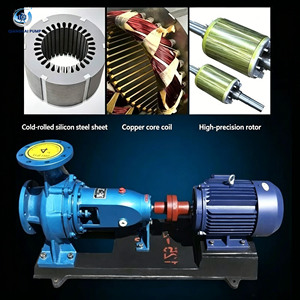 Bomba Centrífuga <span class=keywords><strong>de</strong></span> Doble Succión Horizontal, Bomba Eléctrica <span class=keywords><strong>de</strong></span> Alta <span class=keywords><strong>Presión</strong></span> <span class=keywords><strong>de</strong></span> 8 Pulgadas para Uso Industrial y <span class=keywords><strong>de</strong></span> <span class=keywords><strong>Riego</strong></span> - Product Image 4
