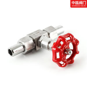 Vanne à aiguille en acier inoxydable J23W fournie par le fabricant avec tube soudé et filetage externe – Avantage concurrentiel - Product Image 2