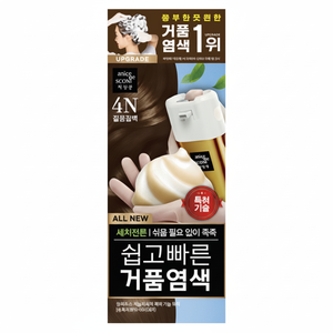 Mise En Scene Nuovissima Tintura per Capelli Schiumogena Facile e Veloce 4N Marrone Scuro 1 Pezzo in Offerta - Product Image 1