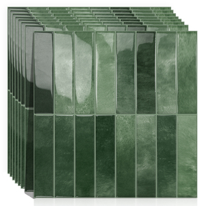 Pegatina Autoadhesiva <span class=keywords><strong>para</strong></span> Azulejos de <span class=keywords><strong>Pared</strong></span> Estilo Metro, Color Blanco, Removible, Antimoho, Vinilo Decorativo <span class=keywords><strong>para</strong></span> <span class=keywords><strong>Pared</strong></span> - Product Image 1