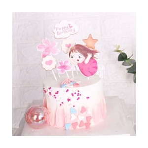 Rifornimenti della festa di compleanno di topper della <span class=keywords><strong>torta</strong></span> di compleanno dei bambini della bambina super dolce - Product Image 1