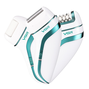 เครื่องกำจัดขน VGR V-713 IPX5 สำหรับผู้หญิง เครื่องโกนขนไฟฟ้า ชุดอุปกรณ์ดูแลขน กำจัดหนังด้าน สำหรับใบหน้า ลำตัว บริเวณขาหนีบ เครื่องเล็มขนบิกินี่ กำจัดขน - Product Image 3