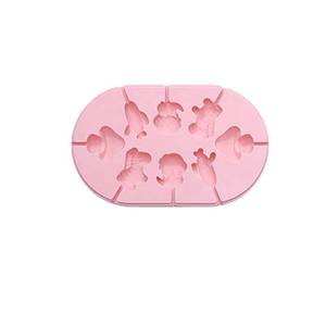 Cartoon Shaped 3D Cube Lollipop Silicone Easy Reusable PP Kitchen Baking <b>Mold</b> for Fudge Candy <b>Cake</b> Food Grade - Product Image 1