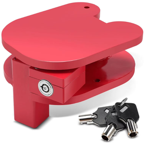 AMBITION Serrure <span class=keywords><strong>d</strong></span>'<span class=keywords><strong>attelage</strong></span> de <span class=keywords><strong>remorque</strong></span> à usage intensif Serrure réglable <span class=keywords><strong>pour</strong></span> anneau à billes en acier Serrures <span class=keywords><strong>d</strong></span>'<span class=keywords><strong>attelage</strong></span> à billes de <span class=keywords><strong>remorque</strong></span> <span class=keywords><strong>antivol</strong></span> de haute sécurité - Product Image 1